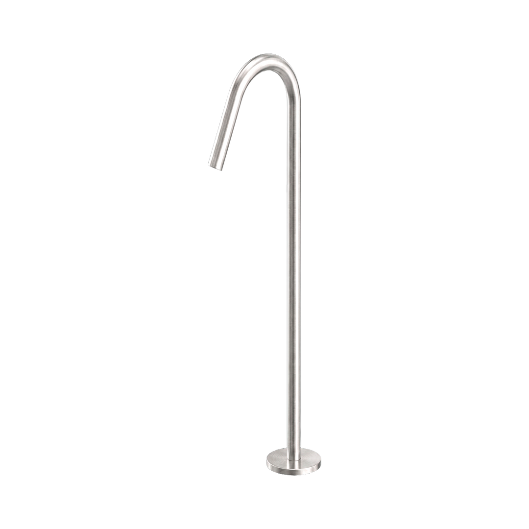 Nero Mecca Freestanding Bath Spout Only Brushed Nickel