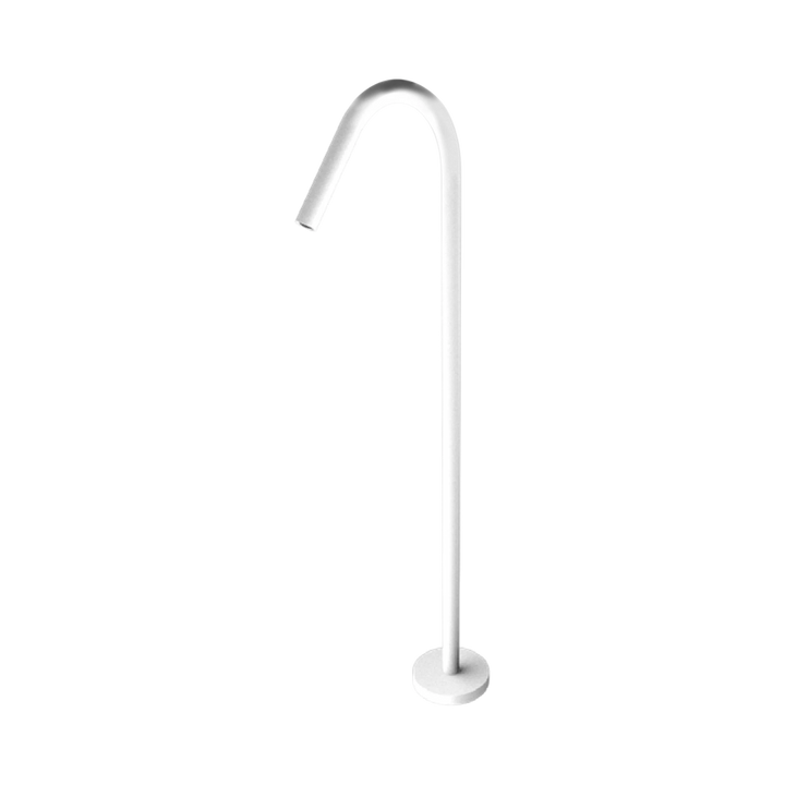 Nero Mecca Freestanding Bath Spout Only Matte White