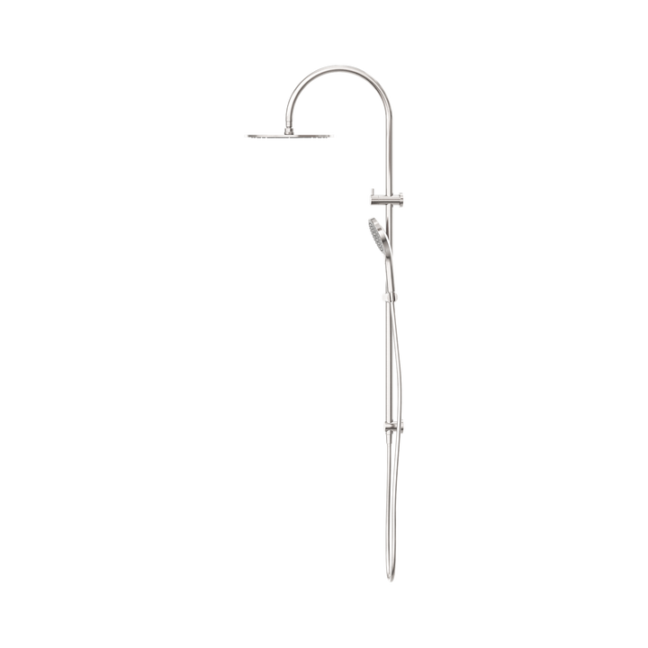 Nero Mecca Twin Shower w/ Air Shower II BB Brushed Nickel