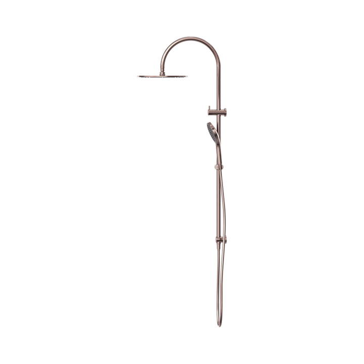 Nero Mecca Twin Shower w/ Air Shower II BB Brushed Bronze