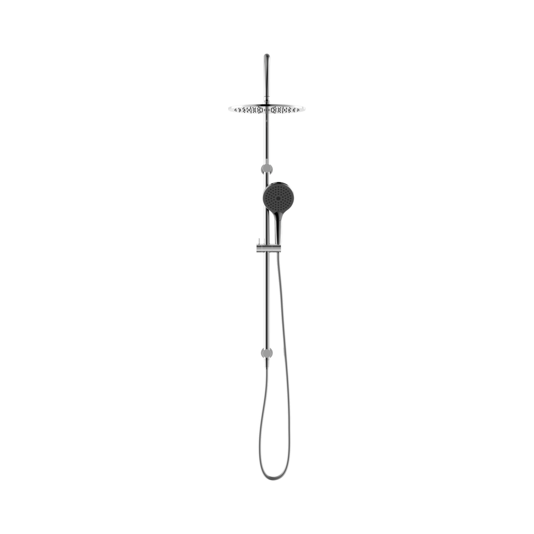 Nero Mecca Twin Shower w/ Air Shower II BB Chrome