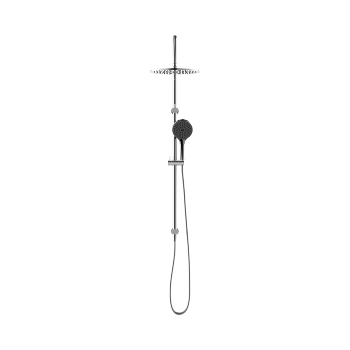 Nero Mecca Twin Shower w/ Air Shower II BB Chrome