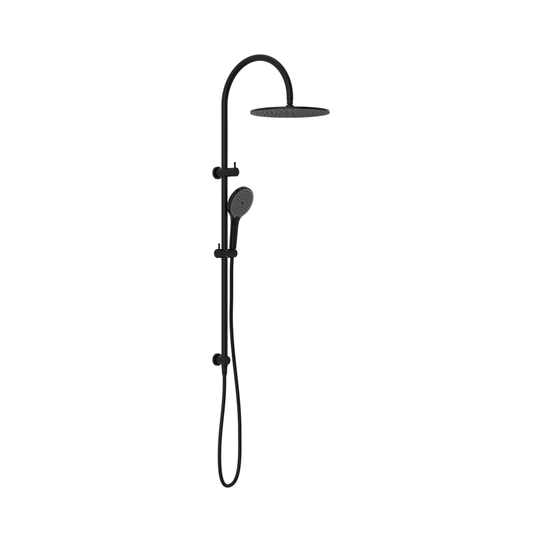 Nero Mecca Twin Shower w/ Air Shower II BB Matte Black