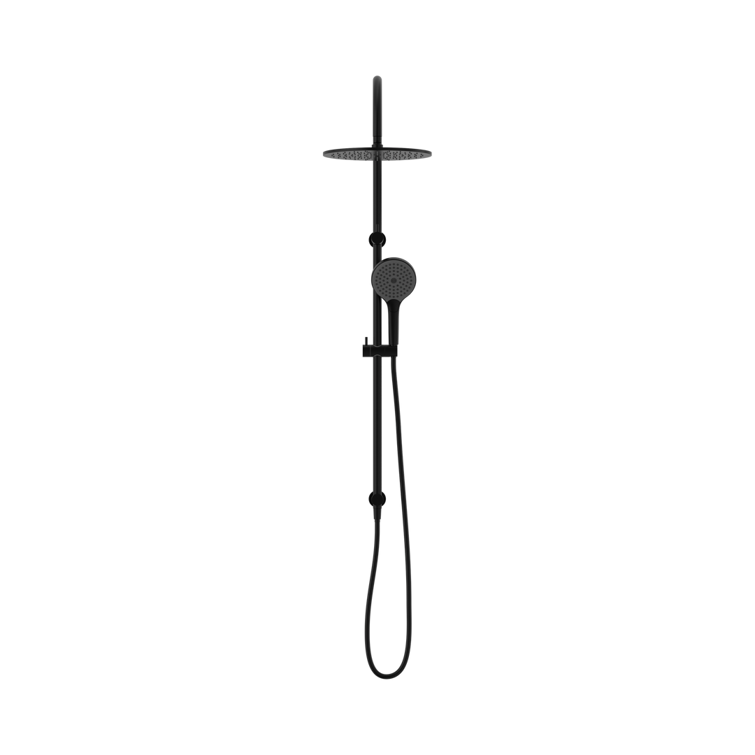 Nero Mecca Twin Shower w/ Air Shower II BB Matte Black