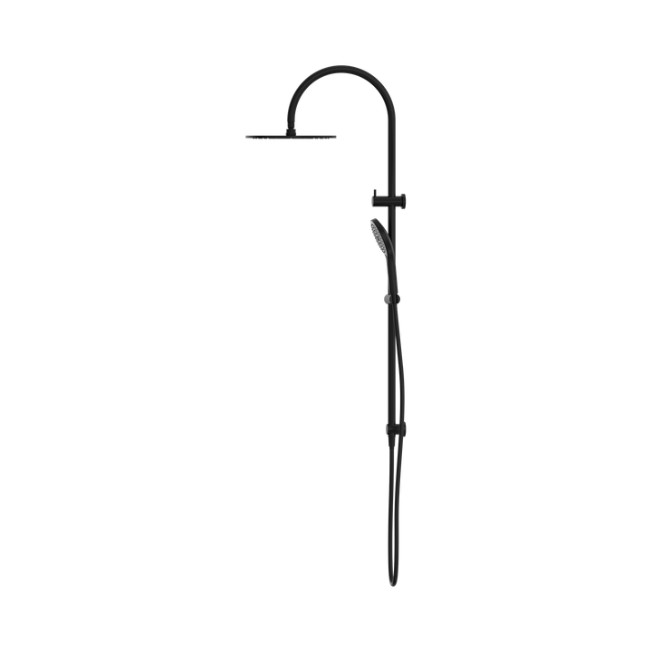 Nero Mecca Twin Shower w/ Air Shower II BB Matte Black