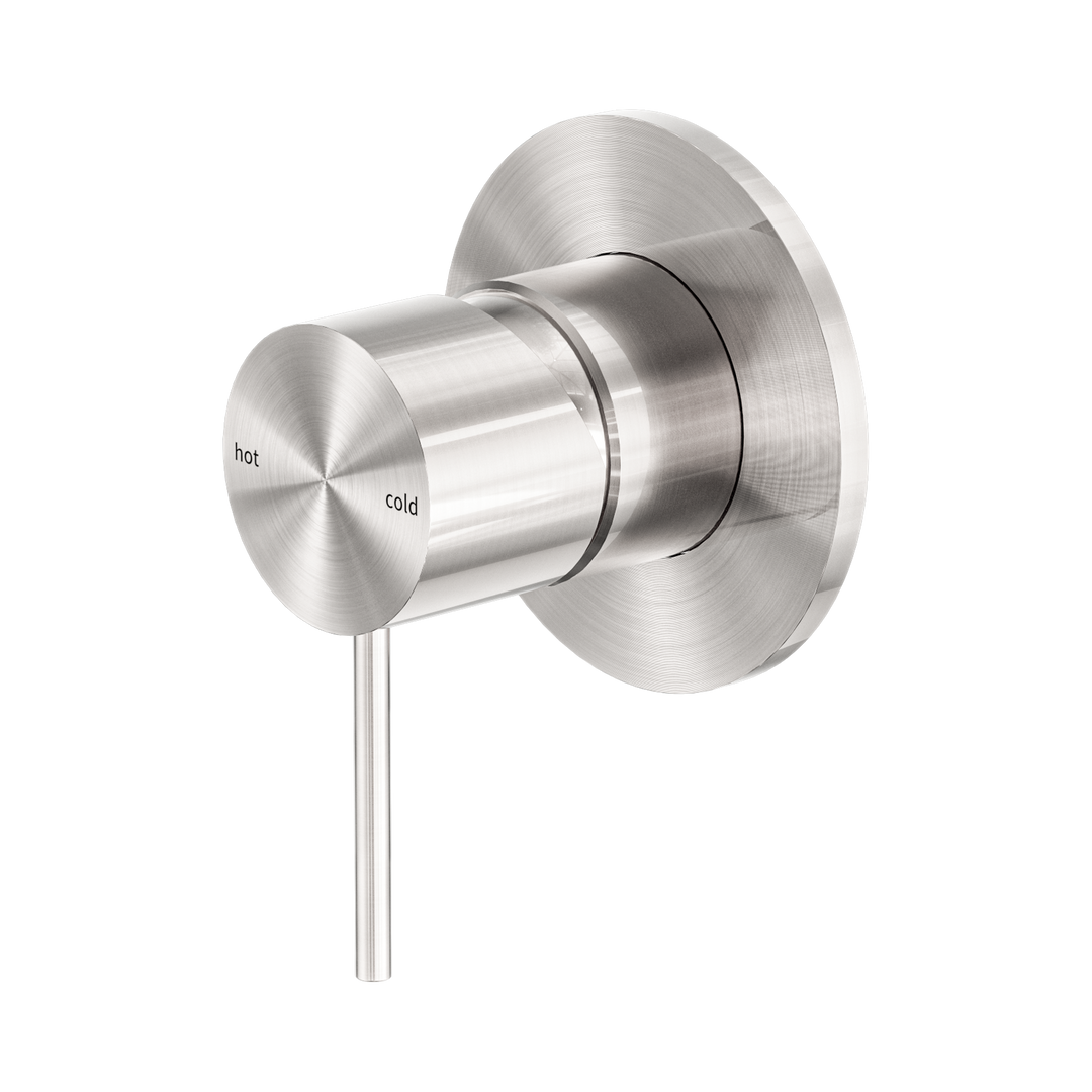 Nero Mecca Shower Mixer 80mm Plate Brushed Nickel