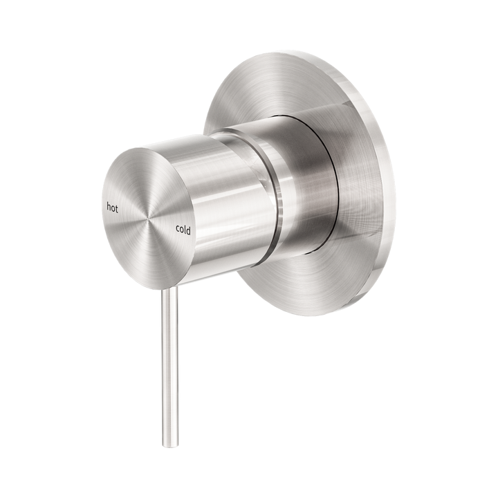 Nero Mecca Shower Mixer 80mm Plate Brushed Nickel