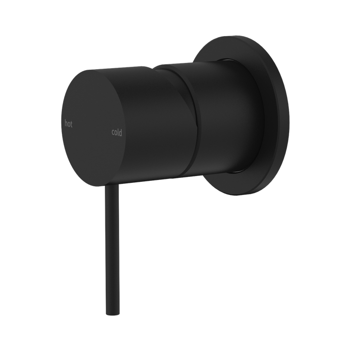 Nero Mecca Shower Mixer 60mm Plate BB Matte Black