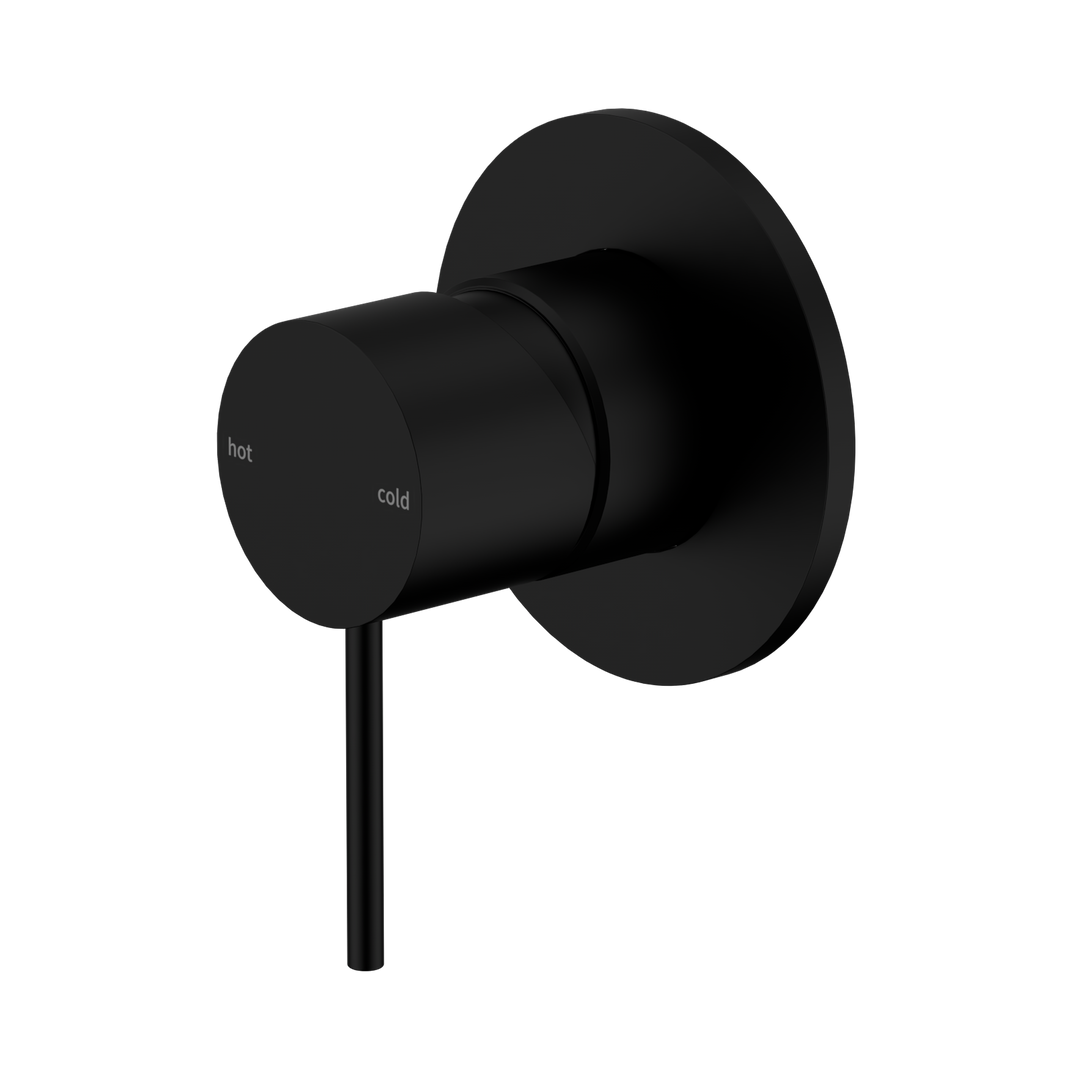 Nero Mecca Shower Mixer 80mm Plate Matte Black