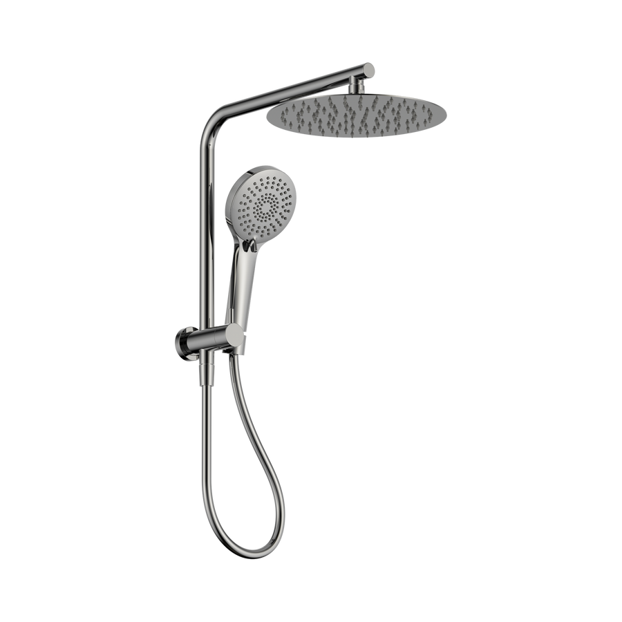 Nero Mecca 2 In 1 Twin Shower Chrome