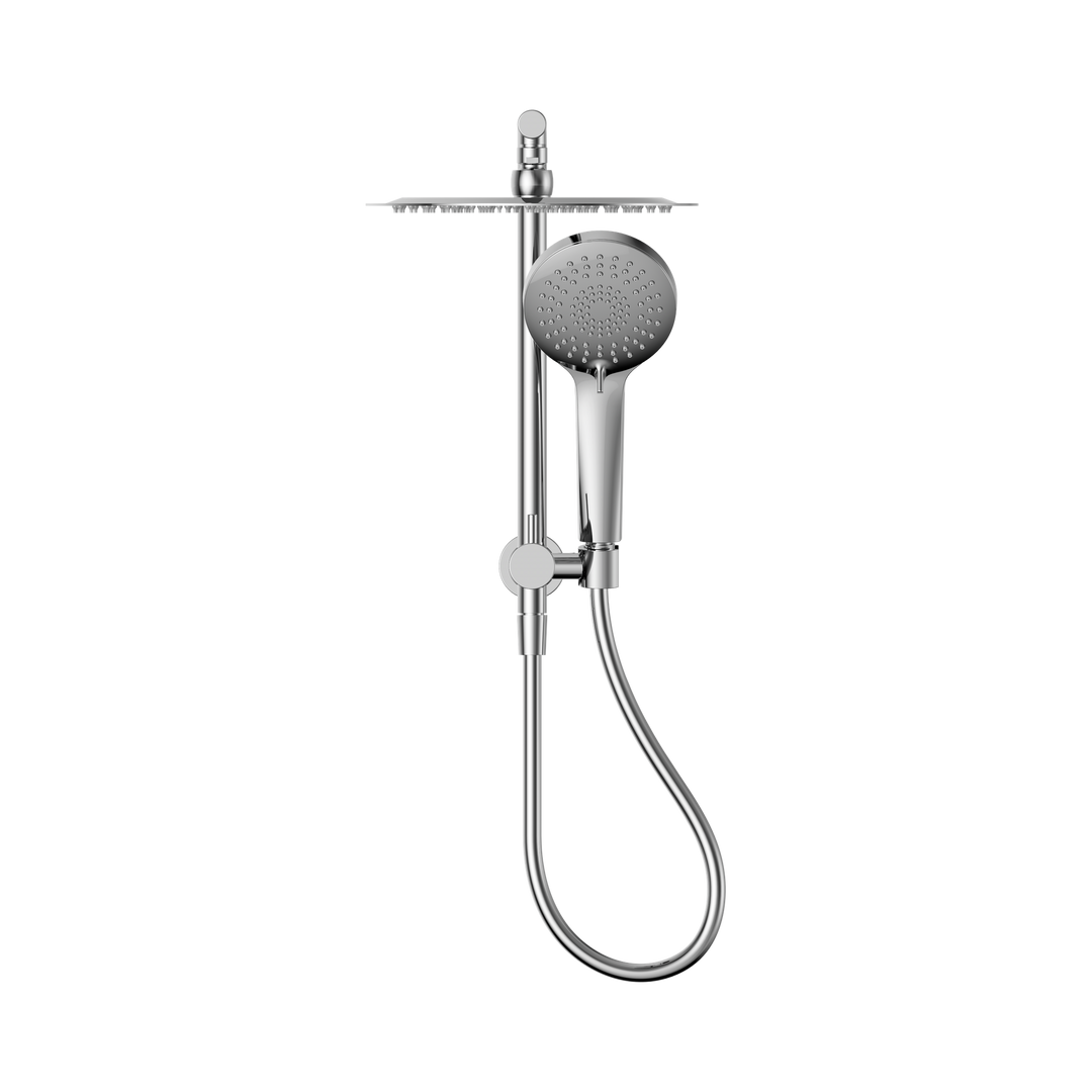 Nero Mecca 2 In 1 Twin Shower Chrome