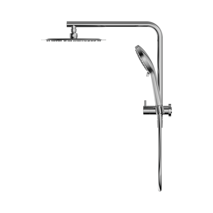 Nero Mecca 2 In 1 Twin Shower Chrome