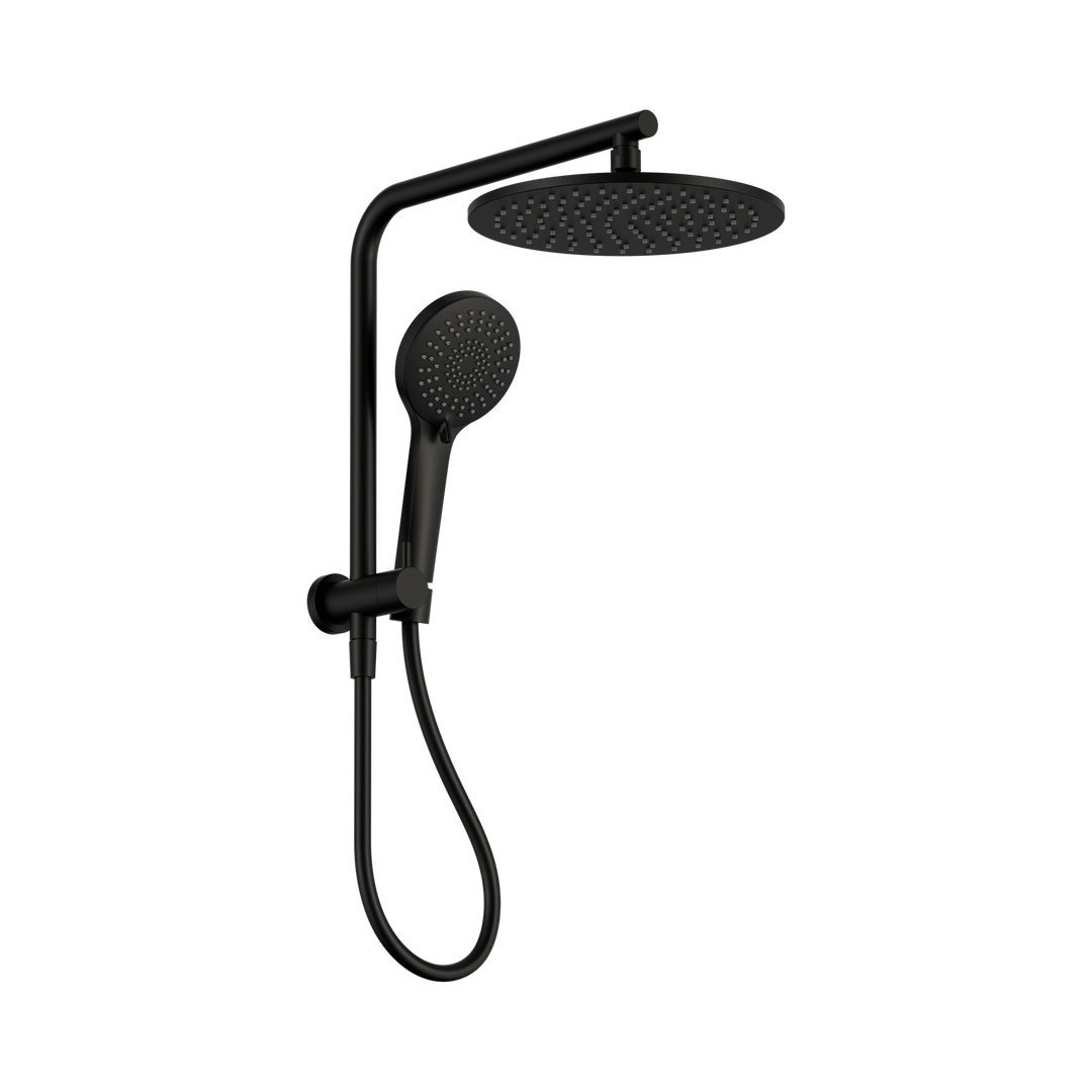 Nero Mecca 2 In 1 Twin Shower Matte Black