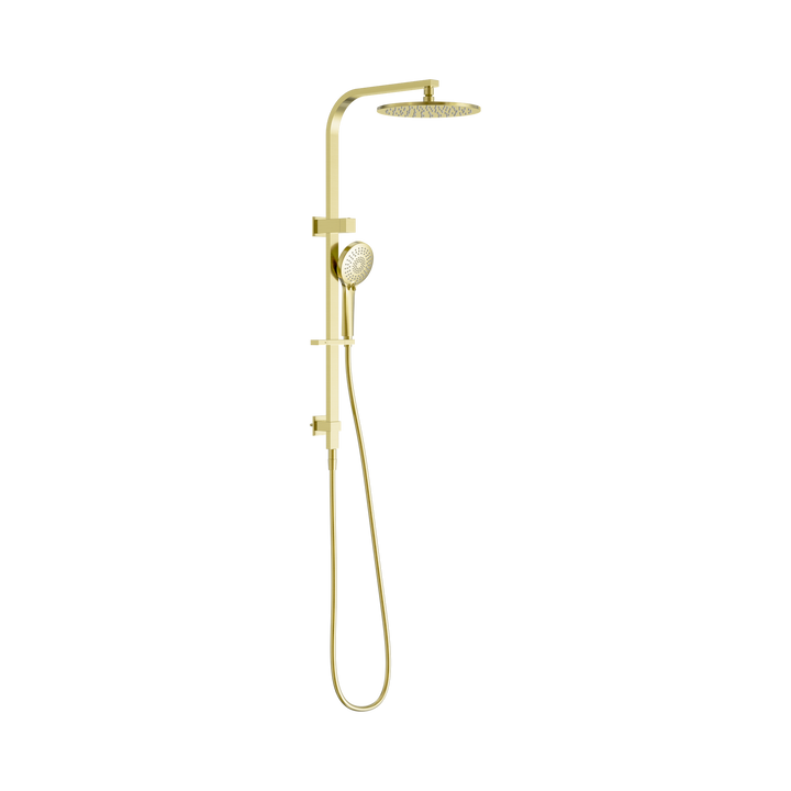 Nero Bianca Twin Shower Brushed Gold