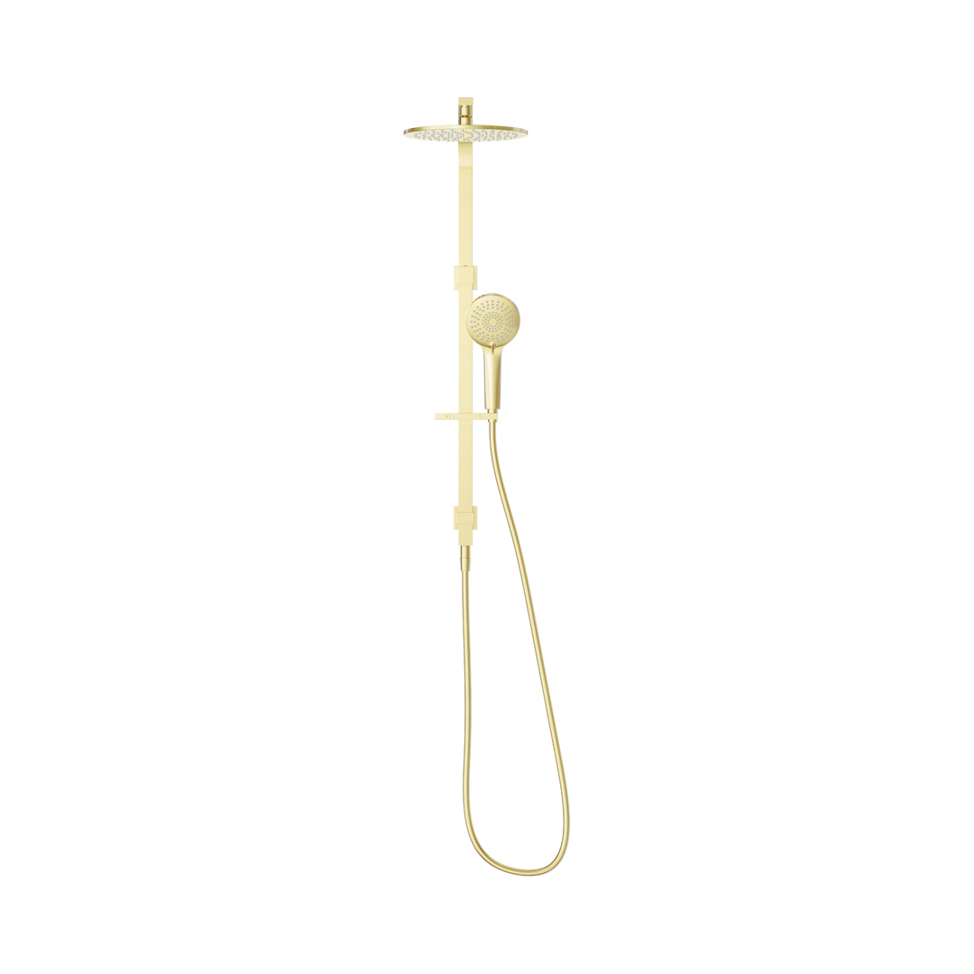 Nero Bianca Twin Shower Brushed Gold
