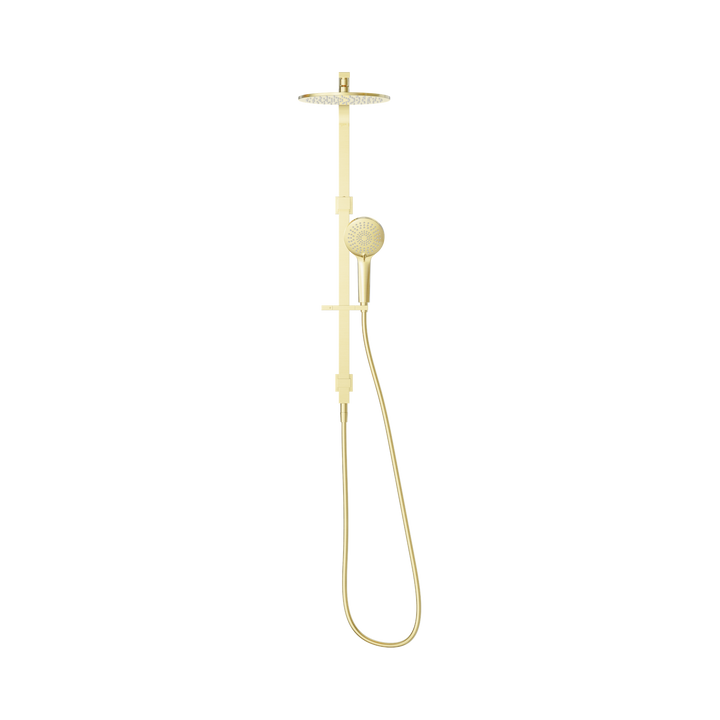 Nero Bianca Twin Shower Brushed Gold