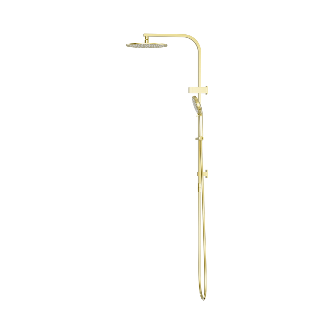 Nero Bianca Twin Shower Brushed Gold