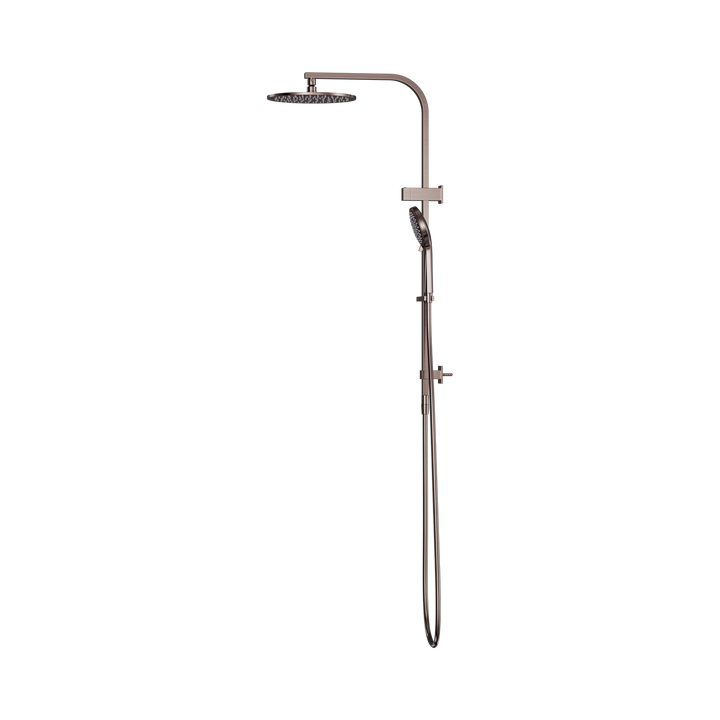 Nero Bianca Twin Shower Brushed Bronze