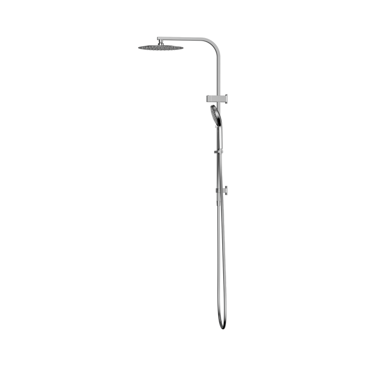 Nero Bianca Twin Shower Chrome