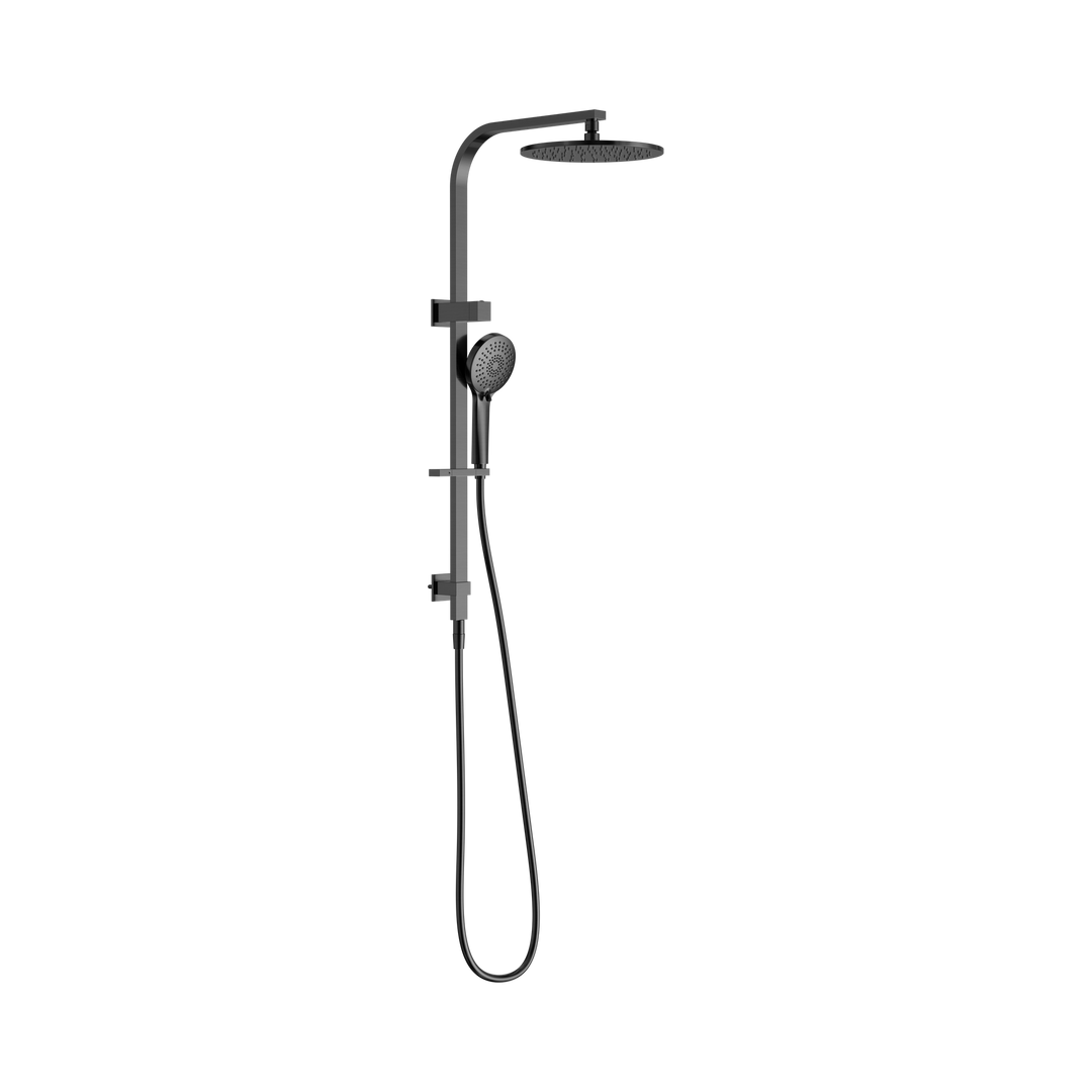 Nero Bianca Twin Shower Gun Metal
