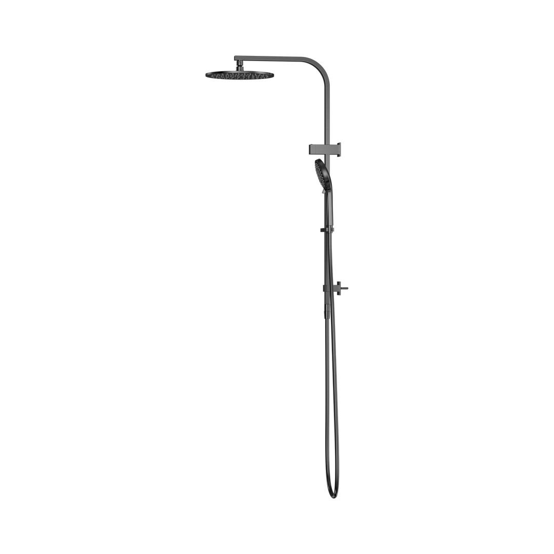 Nero Bianca Twin Shower Gun Metal