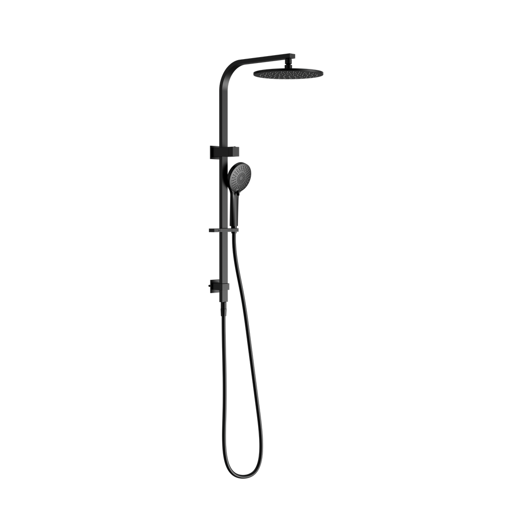 Nero Bianca Twin Shower Matte Black