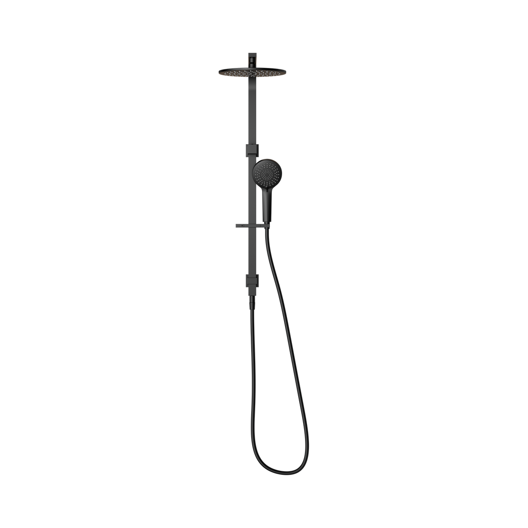 Nero Bianca Twin Shower Matte Black