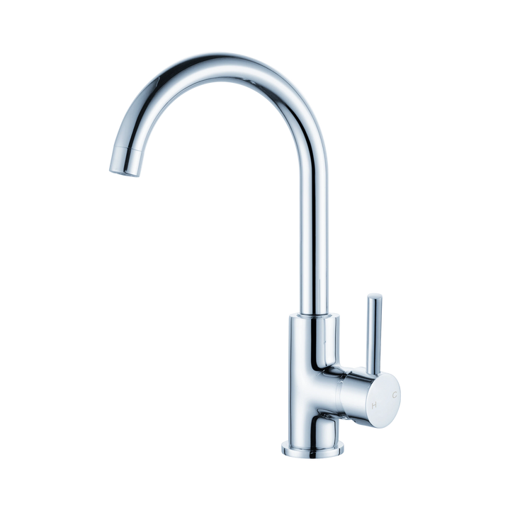 Nero Dolce Kitchen Mixer Gooseneck CP Chrome