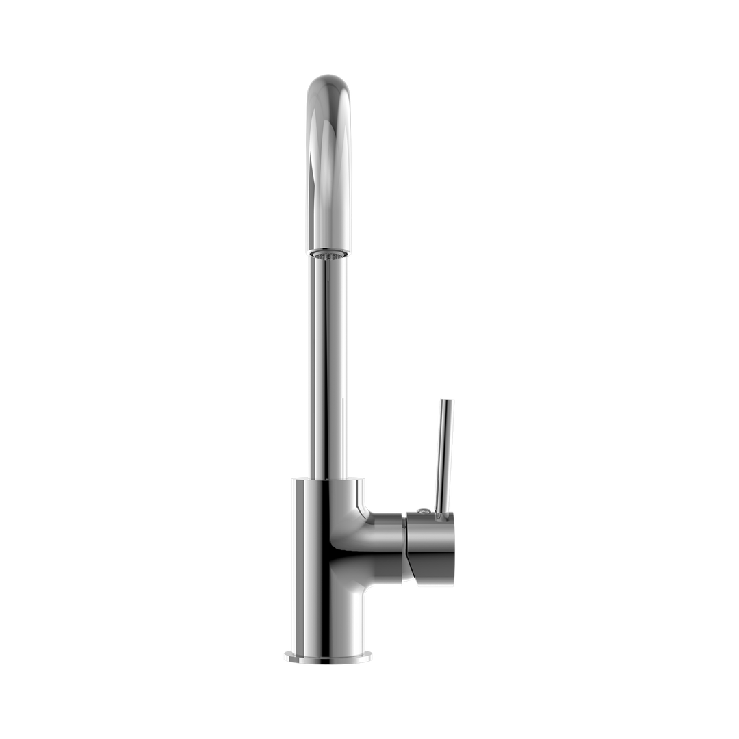 Nero Dolce Kitchen Mixer Gooseneck CP Chrome