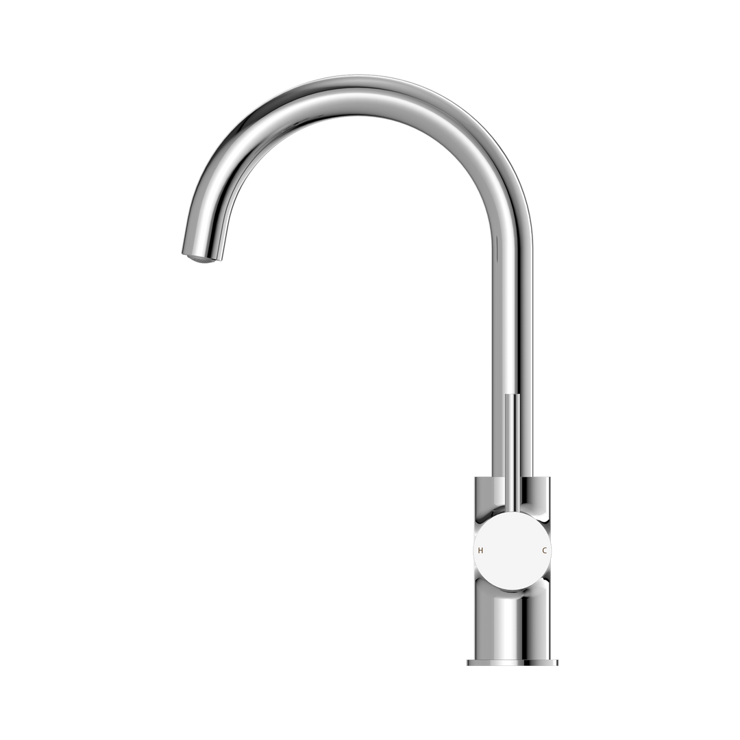Nero Dolce Kitchen Mixer Gooseneck CP Chrome