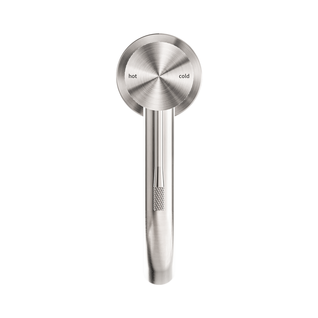 Nero Opal Basin Mixer Brushed Nickel
