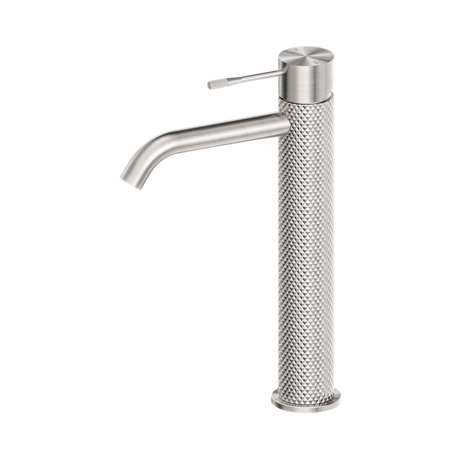 Nero Opal Tall Basin Mixer Brushed Nickel