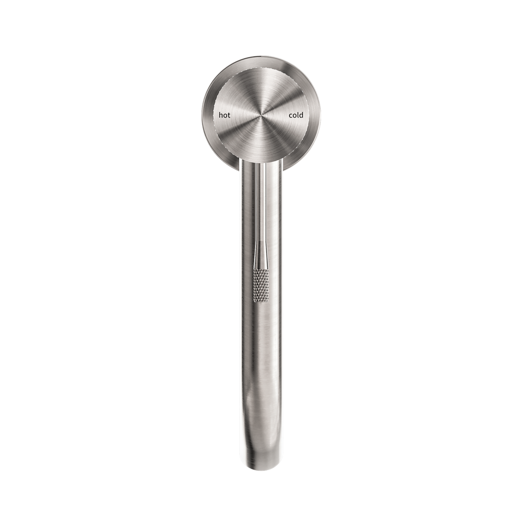 Nero Opal Tall Basin Mixer Brushed Nickel