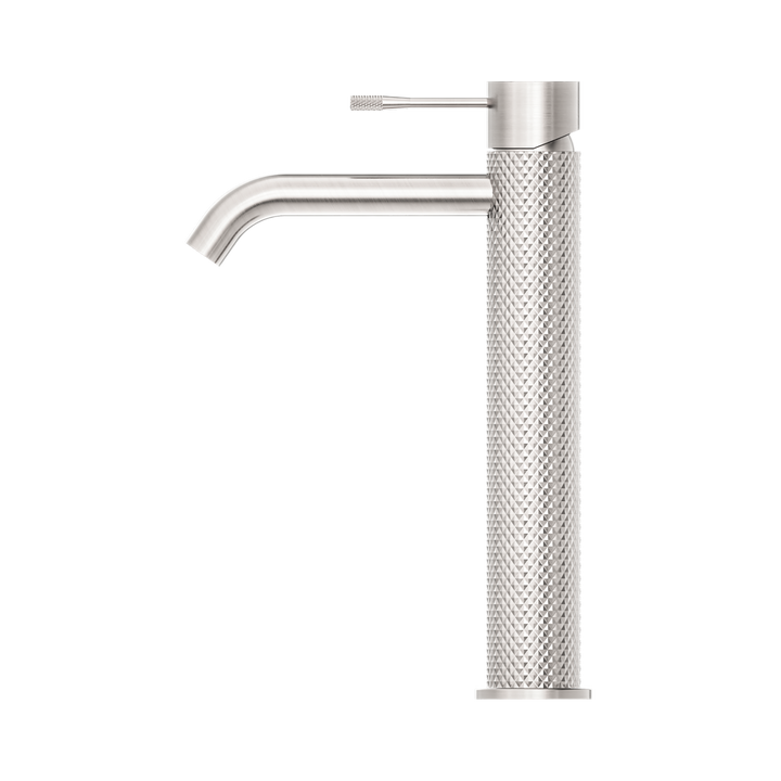 Nero Opal Tall Basin Mixer Brushed Nickel