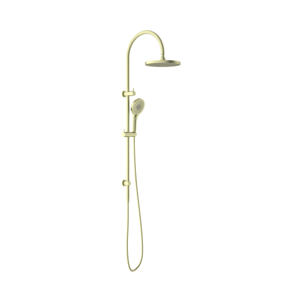 Nero Opal Twin Shower Brushed Gold