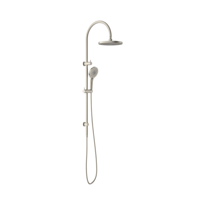 Nero Opal Twin Shower Brushed Nickel