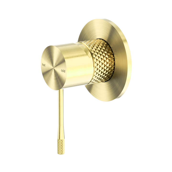 Nero Opal Shower Mixer 80mm Plate BB Brushed Gold