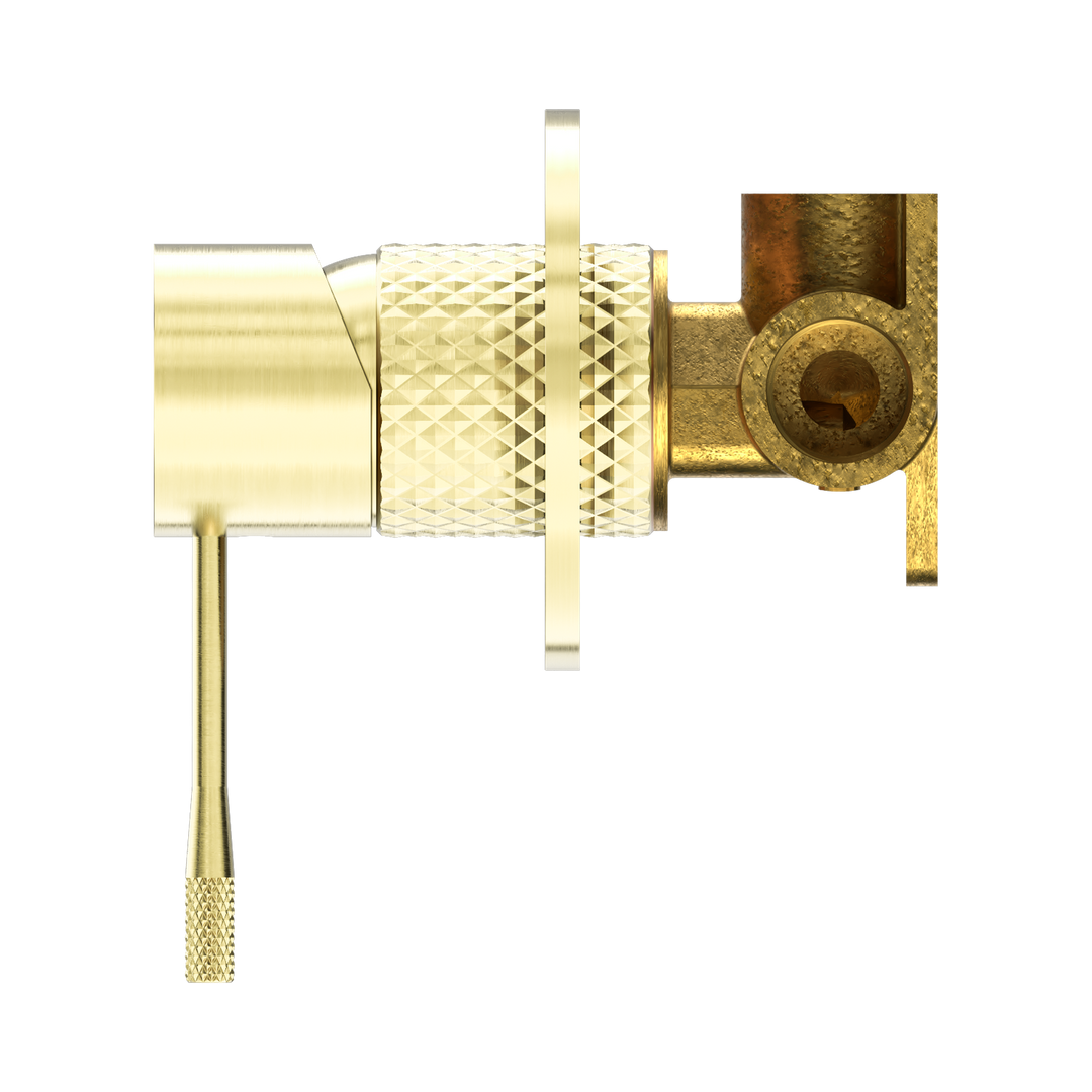 Nero Opal Shower Mixer 80mm Plate BB Brushed Gold