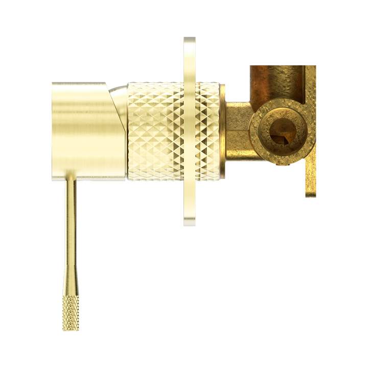 Nero Opal Shower Mixer 80mm Plate BB Brushed Gold