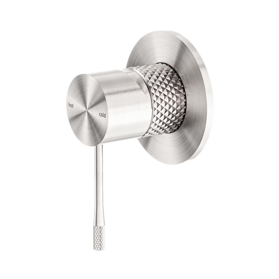 Nero Opal Shower Mixer 80mm Plate BB Brushed Nickel