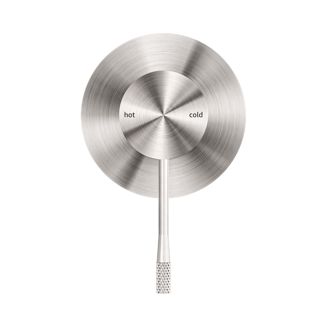 Nero Opal Shower Mixer 80mm Plate BB Brushed Nickel
