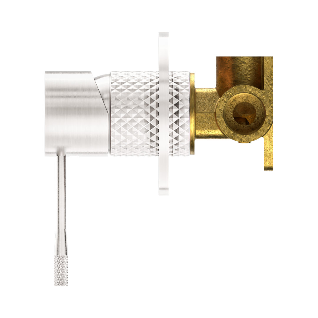 Nero Opal Shower Mixer 80mm Plate BB Brushed Nickel