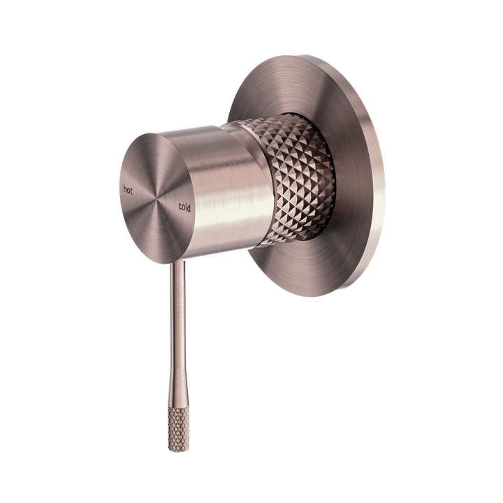 Nero Opal Shower Mixer 80mm Plate BB Brushed Bronze