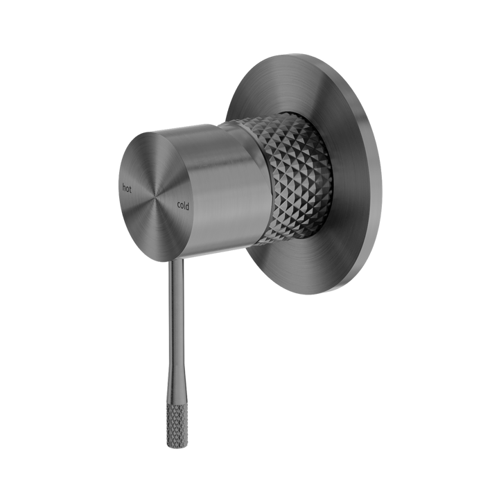 Nero Opal Shower Mixer 80mm Plate BB Graphite