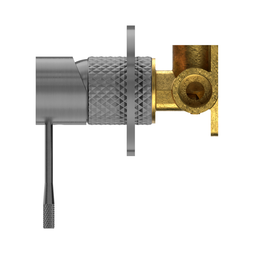 Nero Opal Shower Mixer 80mm Plate BB Graphite
