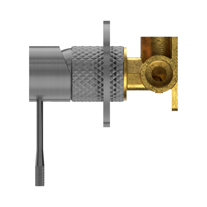 Nero Opal Shower Mixer 80mm Plate BB Graphite