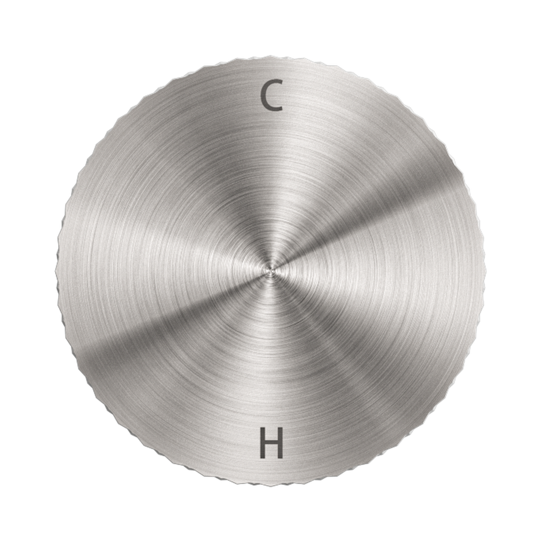 Nero Opal Progressive Shower Mixer Brushed Nickel