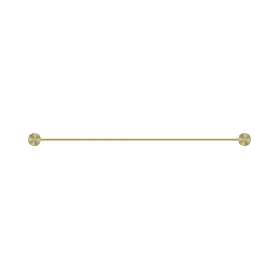 Nero Opal Double Towel Rail 600mm BB Brushed Gold