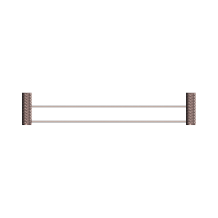 Nero Opal Double Towel Rail 600mm BB Brushed Bronze