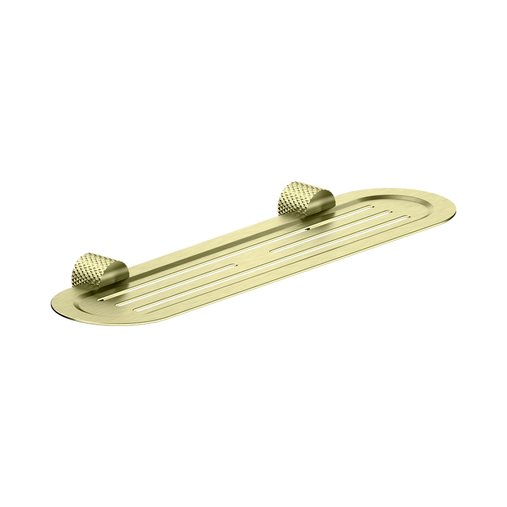 Nero Opal Metal Shower Shelf BB Brushed Gold